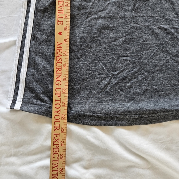 Adidas PRIMEGREEN Aeroready Original 3 Stripe Training Gray Tank Top Small NWT - Picture 8 of 12